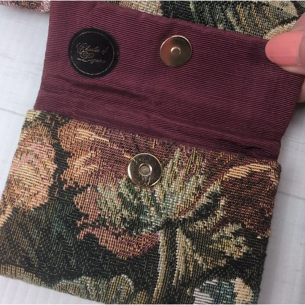 Vintage Charles of Laguna Floral Tapestry Laptop Bag & Accessories Grannycore
